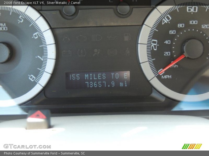 Silver Metallic / Camel 2008 Ford Escape XLT V6