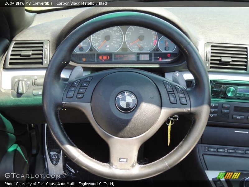 Carbon Black Metallic / Black 2004 BMW M3 Convertible