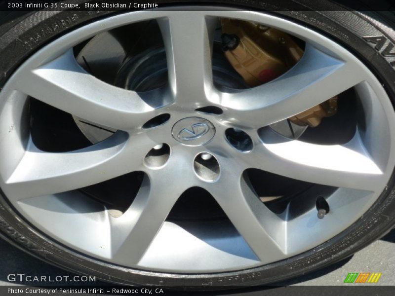 Black Obsidian / Graphite 2003 Infiniti G 35 Coupe