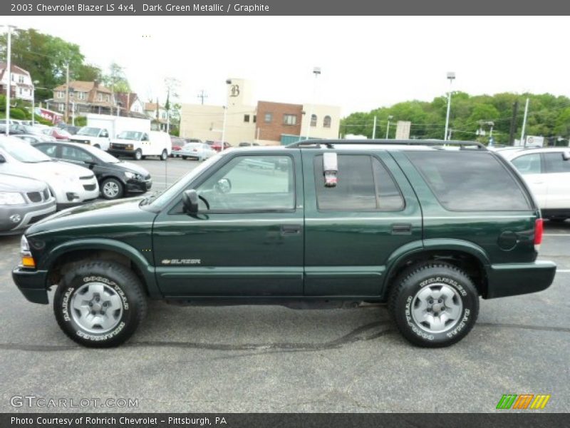  2003 Blazer LS 4x4 Dark Green Metallic