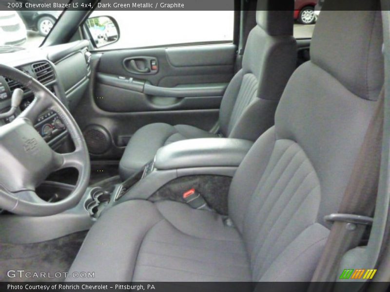  2003 Blazer LS 4x4 Graphite Interior