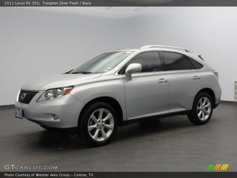 Tungsten Silver Pearl / Black 2011 Lexus RX 350