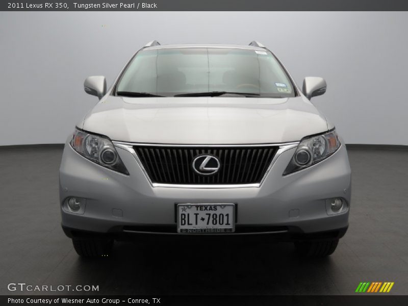 Tungsten Silver Pearl / Black 2011 Lexus RX 350
