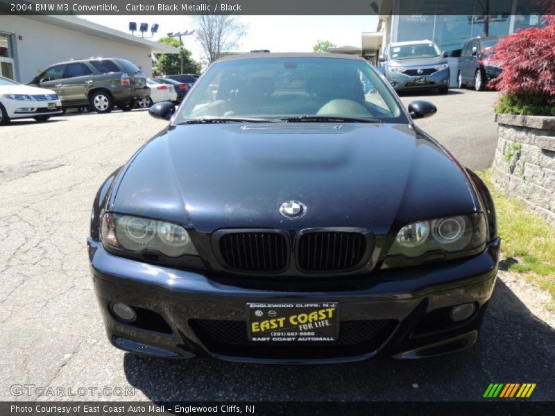 Carbon Black Metallic / Black 2004 BMW M3 Convertible