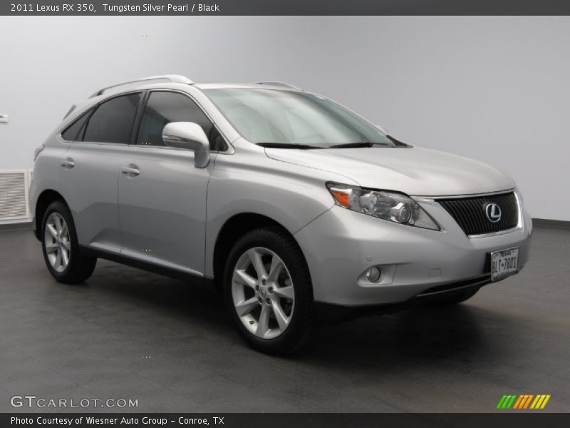 Tungsten Silver Pearl / Black 2011 Lexus RX 350