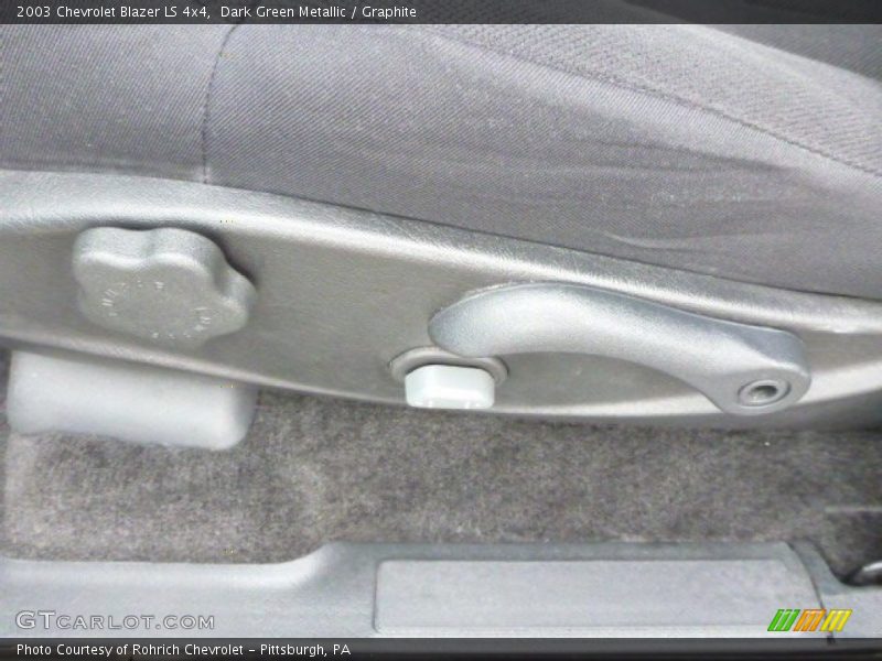 Dark Green Metallic / Graphite 2003 Chevrolet Blazer LS 4x4