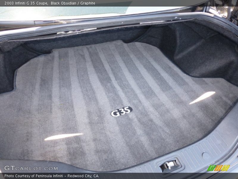 Black Obsidian / Graphite 2003 Infiniti G 35 Coupe