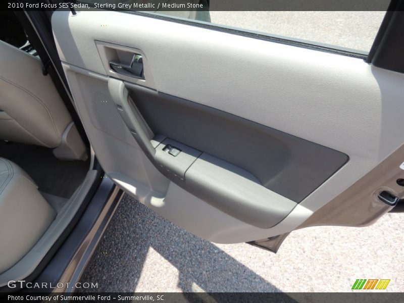 Sterling Grey Metallic / Medium Stone 2010 Ford Focus SES Sedan