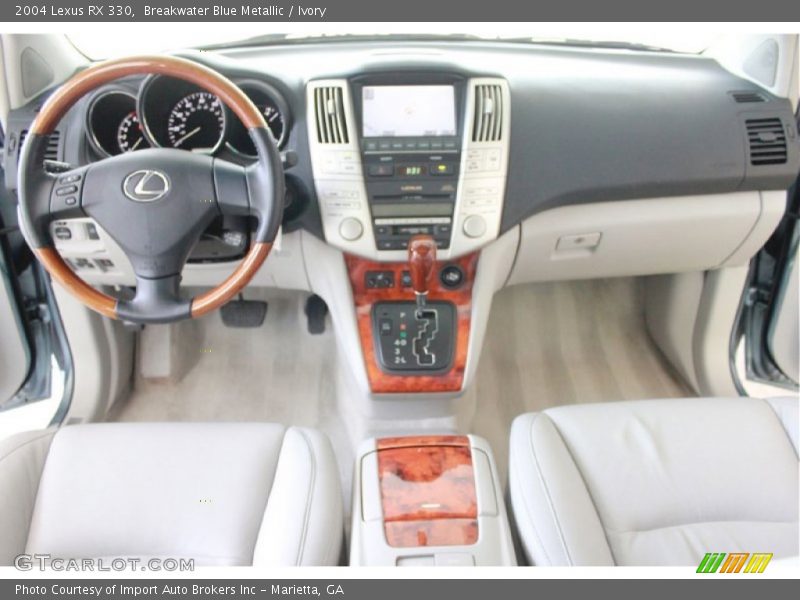 Breakwater Blue Metallic / Ivory 2004 Lexus RX 330
