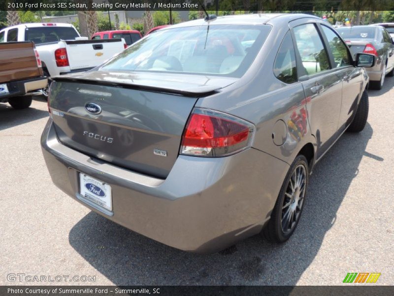 Sterling Grey Metallic / Medium Stone 2010 Ford Focus SES Sedan