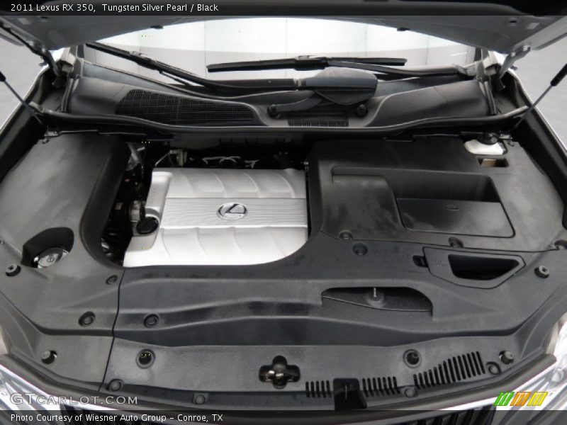 Tungsten Silver Pearl / Black 2011 Lexus RX 350