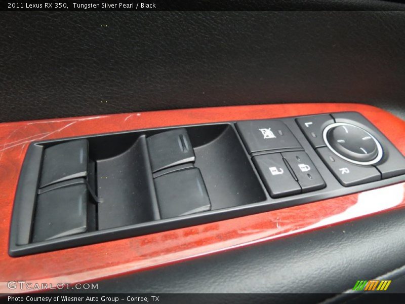 Tungsten Silver Pearl / Black 2011 Lexus RX 350