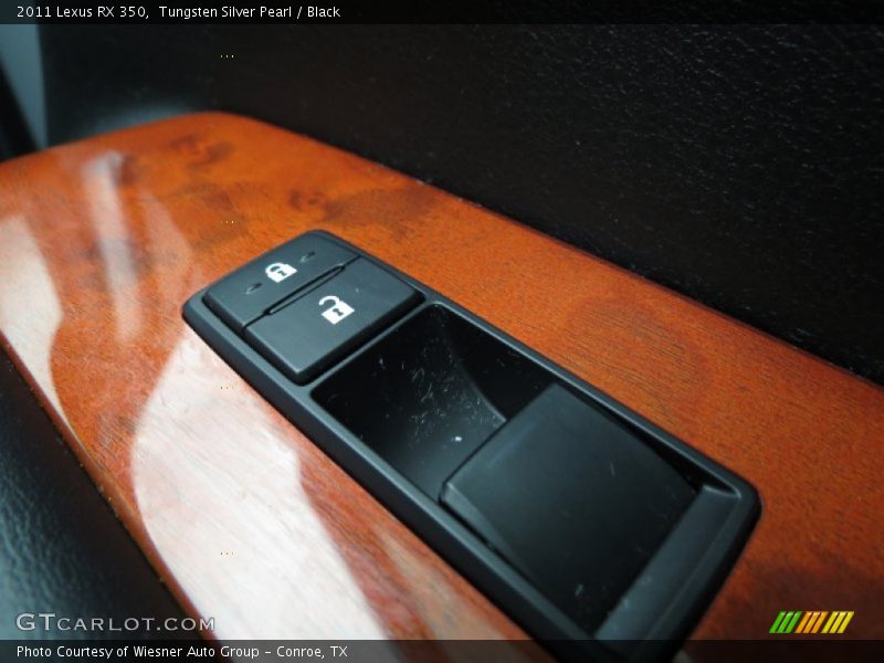 Tungsten Silver Pearl / Black 2011 Lexus RX 350
