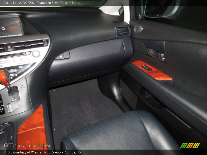 Tungsten Silver Pearl / Black 2011 Lexus RX 350