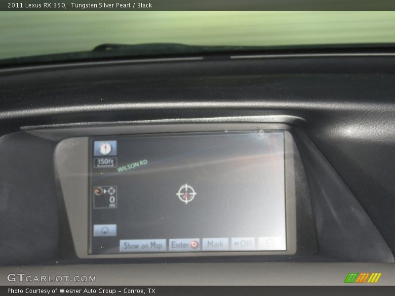 Tungsten Silver Pearl / Black 2011 Lexus RX 350