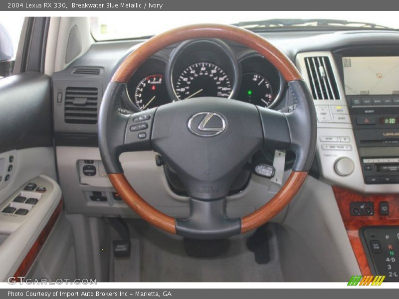 Breakwater Blue Metallic / Ivory 2004 Lexus RX 330