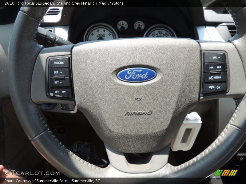 Sterling Grey Metallic / Medium Stone 2010 Ford Focus SES Sedan