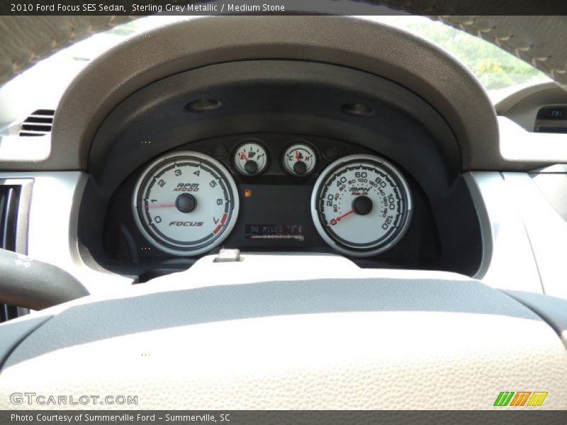 Sterling Grey Metallic / Medium Stone 2010 Ford Focus SES Sedan