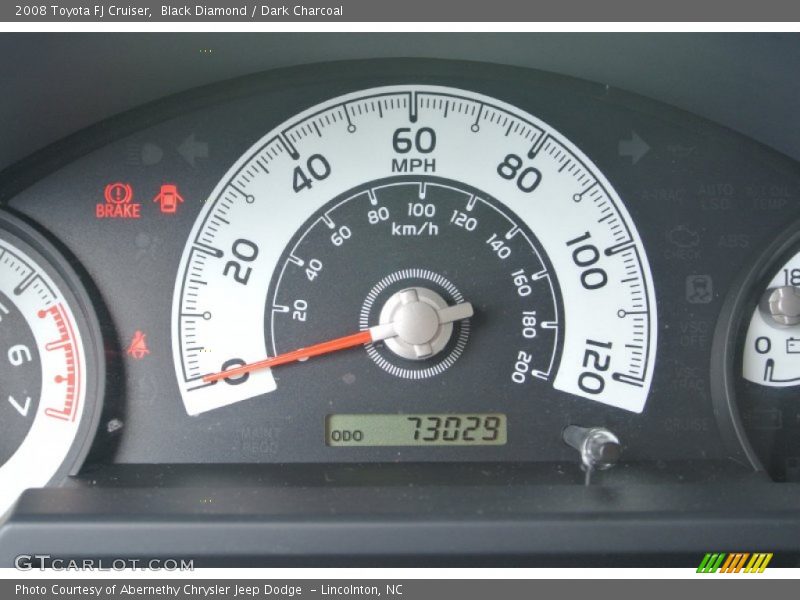 Black Diamond / Dark Charcoal 2008 Toyota FJ Cruiser