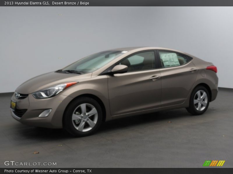 Desert Bronze / Beige 2013 Hyundai Elantra GLS