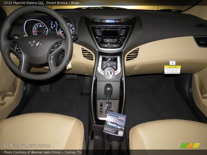 Desert Bronze / Beige 2013 Hyundai Elantra GLS