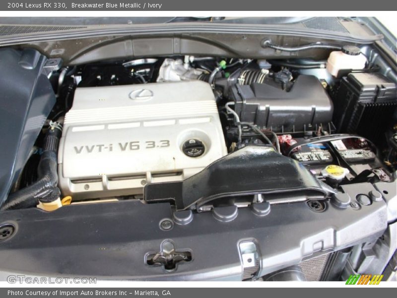 Breakwater Blue Metallic / Ivory 2004 Lexus RX 330