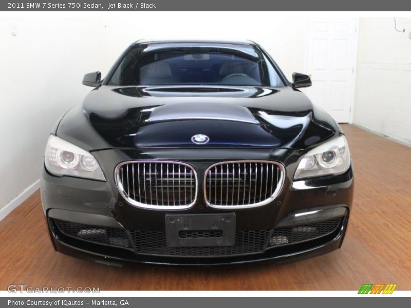 Jet Black / Black 2011 BMW 7 Series 750i Sedan
