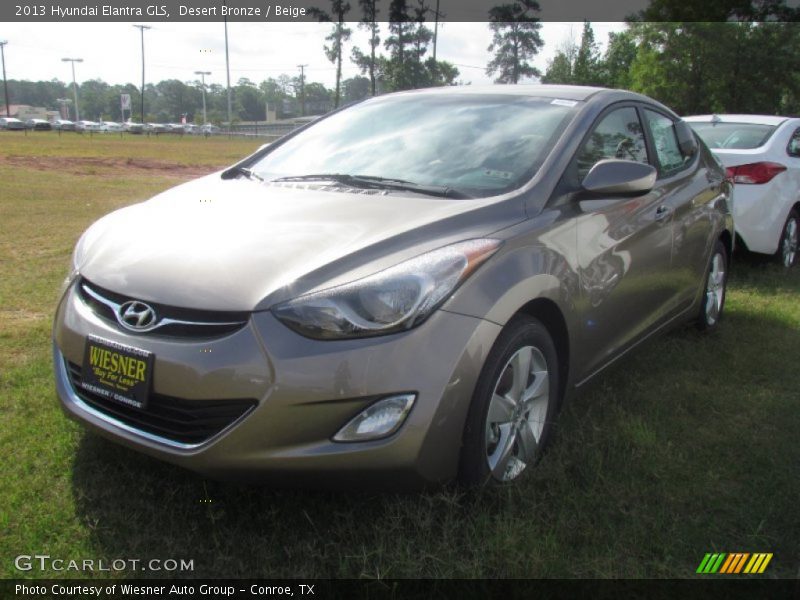 Desert Bronze / Beige 2013 Hyundai Elantra GLS