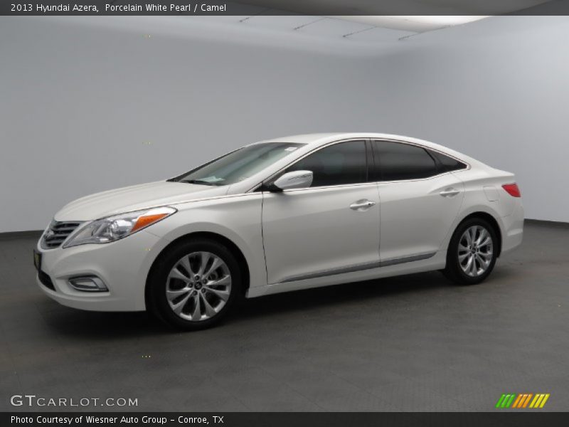 Porcelain White Pearl / Camel 2013 Hyundai Azera