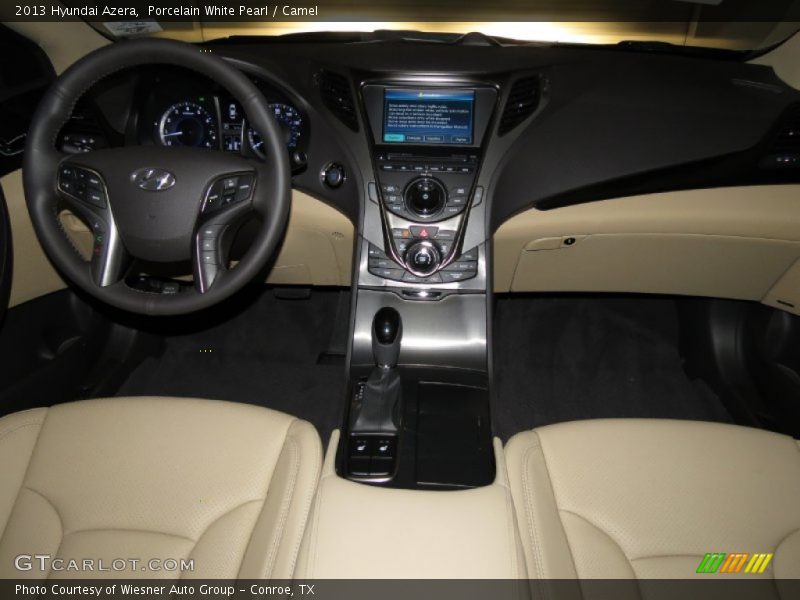 Porcelain White Pearl / Camel 2013 Hyundai Azera