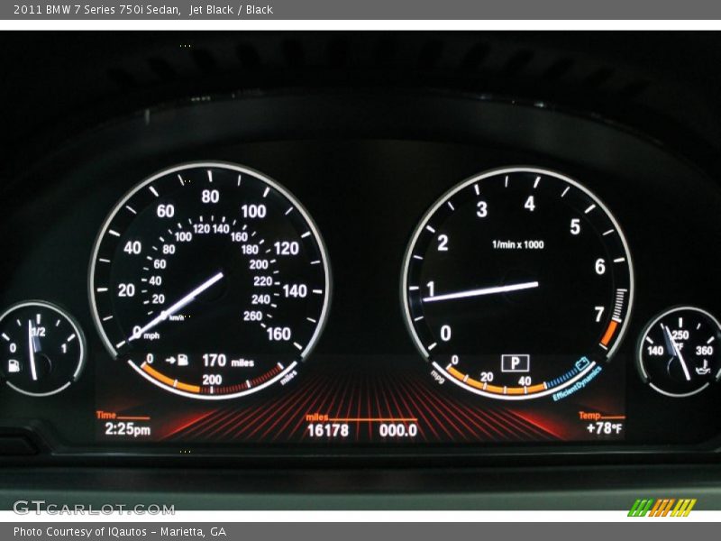  2011 7 Series 750i Sedan 750i Sedan Gauges