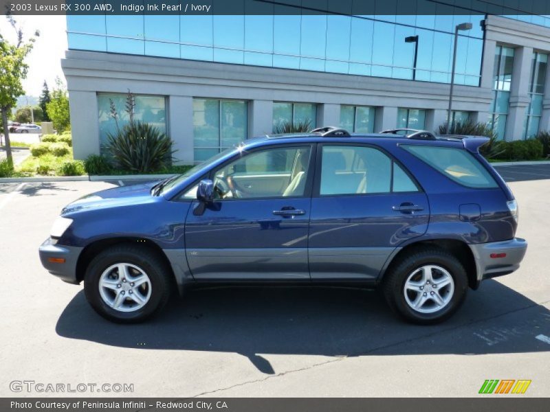 Indigo Ink Pearl / Ivory 2003 Lexus RX 300 AWD