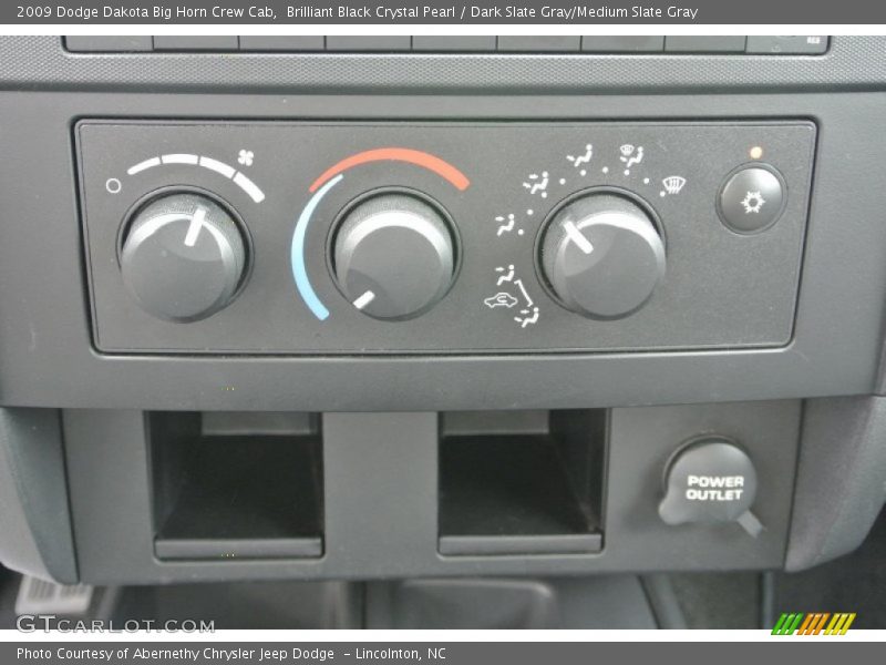 Controls of 2009 Dakota Big Horn Crew Cab