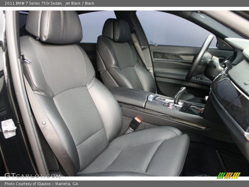  2011 7 Series 750i Sedan Black Interior