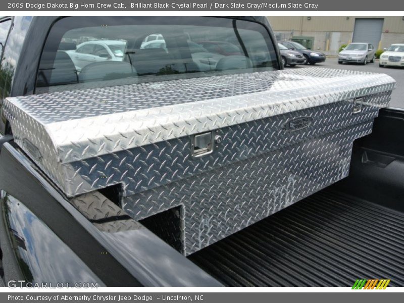 Brilliant Black Crystal Pearl / Dark Slate Gray/Medium Slate Gray 2009 Dodge Dakota Big Horn Crew Cab