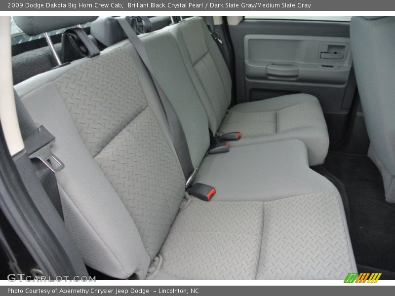 Rear Seat of 2009 Dakota Big Horn Crew Cab