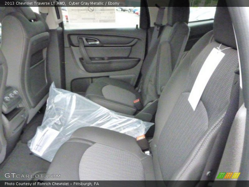 Cyber Gray Metallic / Ebony 2013 Chevrolet Traverse LT AWD