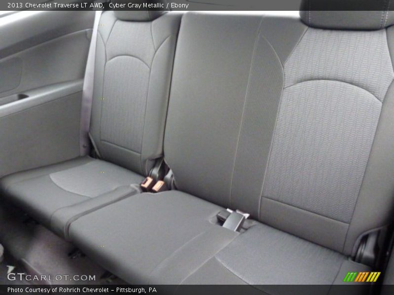 Cyber Gray Metallic / Ebony 2013 Chevrolet Traverse LT AWD
