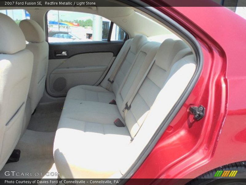 Redfire Metallic / Light Stone 2007 Ford Fusion SE