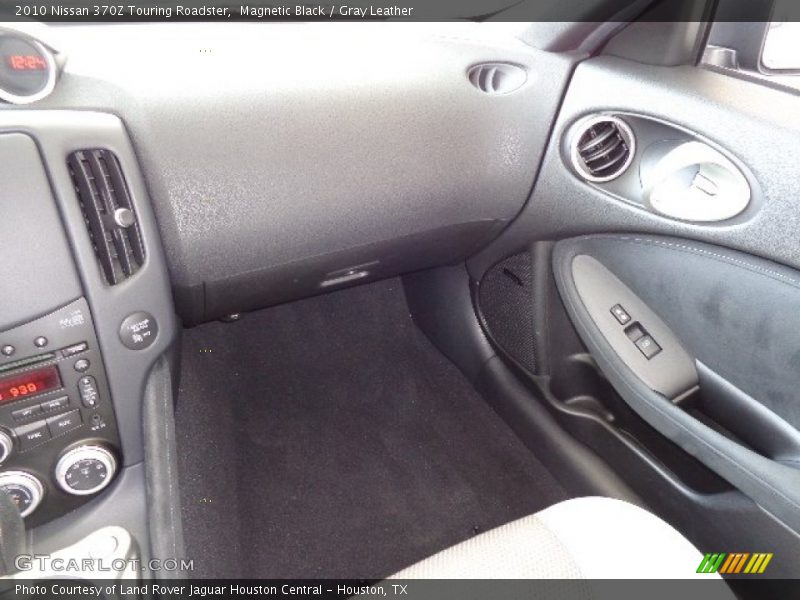 Magnetic Black / Gray Leather 2010 Nissan 370Z Touring Roadster