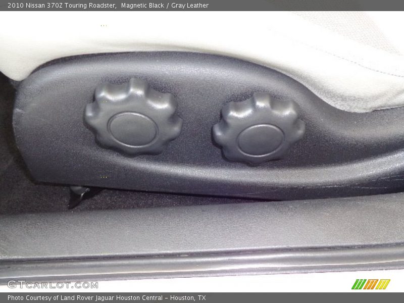 Magnetic Black / Gray Leather 2010 Nissan 370Z Touring Roadster
