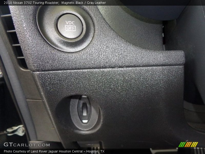 Magnetic Black / Gray Leather 2010 Nissan 370Z Touring Roadster