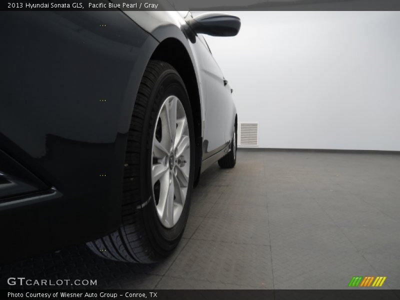 Pacific Blue Pearl / Gray 2013 Hyundai Sonata GLS