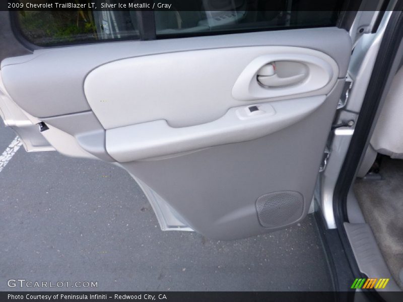 Silver Ice Metallic / Gray 2009 Chevrolet TrailBlazer LT
