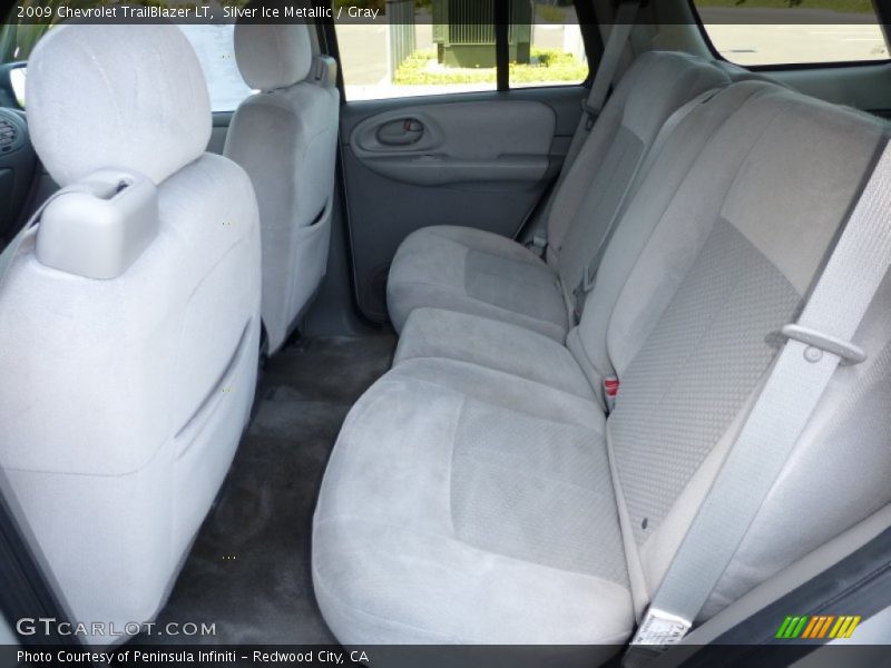 Silver Ice Metallic / Gray 2009 Chevrolet TrailBlazer LT