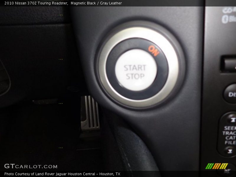 Magnetic Black / Gray Leather 2010 Nissan 370Z Touring Roadster