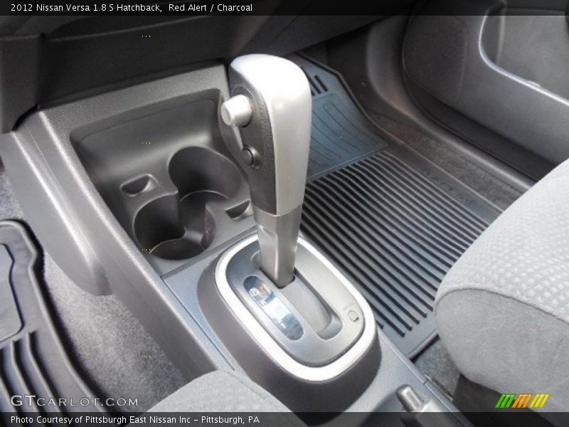 Red Alert / Charcoal 2012 Nissan Versa 1.8 S Hatchback