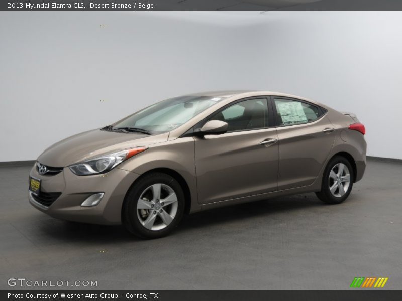 Desert Bronze / Beige 2013 Hyundai Elantra GLS