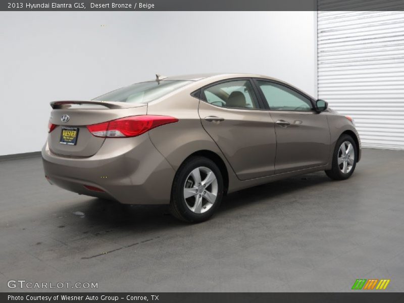 Desert Bronze / Beige 2013 Hyundai Elantra GLS