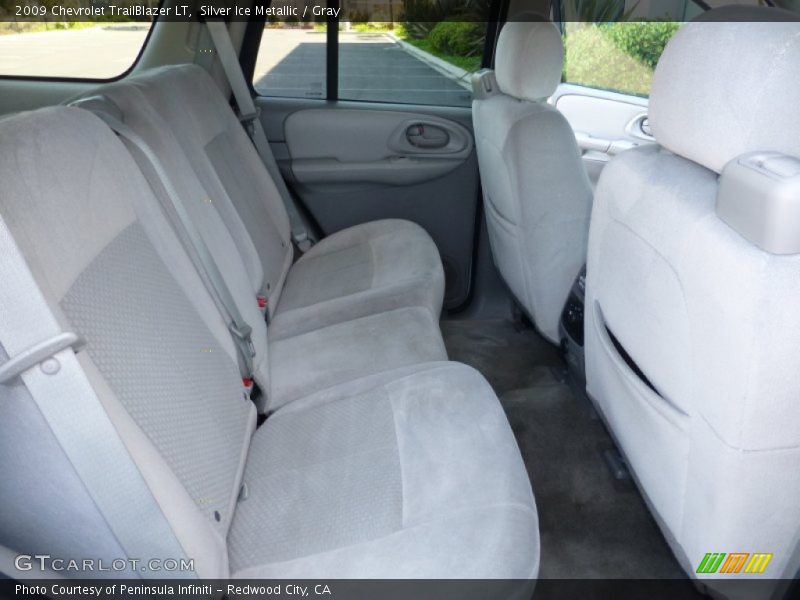 Silver Ice Metallic / Gray 2009 Chevrolet TrailBlazer LT